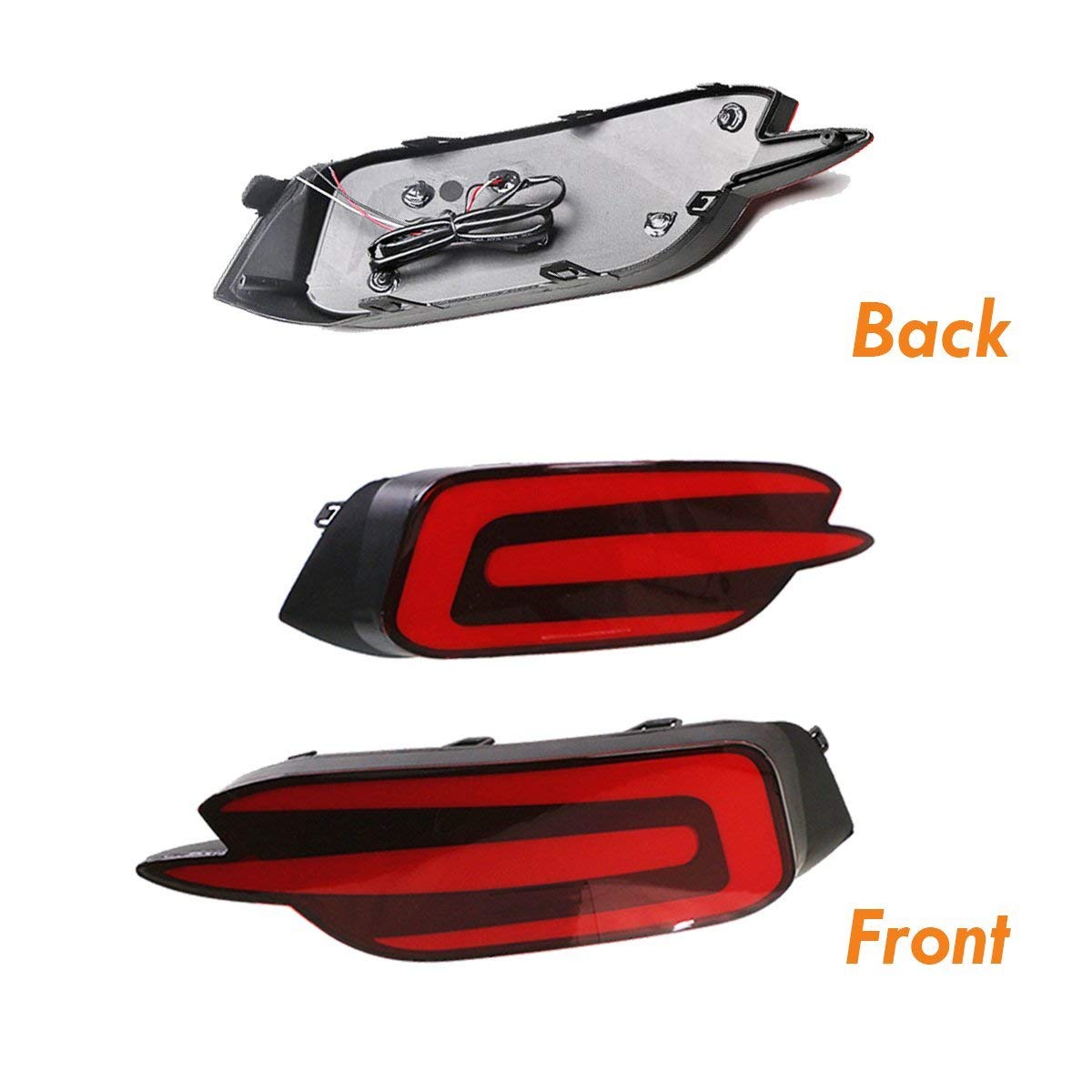 Dlaa led rear bumper lamp for land cruiser