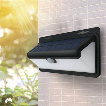 Solar powered outdoor motion sensor security led lights