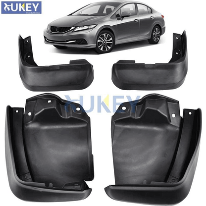 Civic-13 splash guards