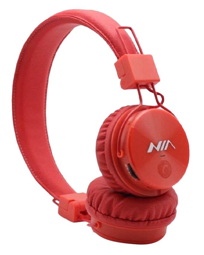 Nia x3 bluetooth wireless headphone red