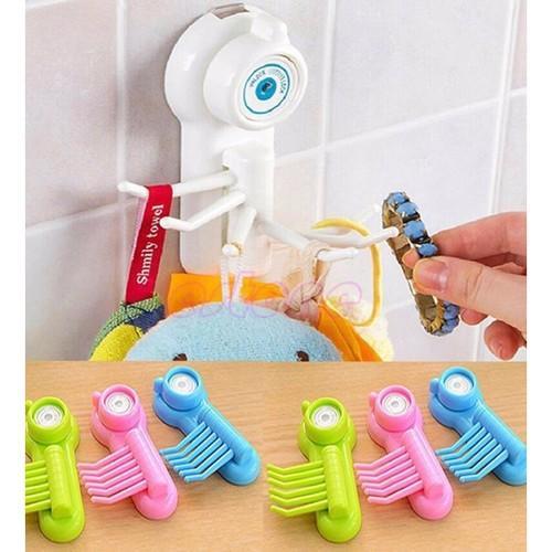 Powerful suction cup hook - multicolours