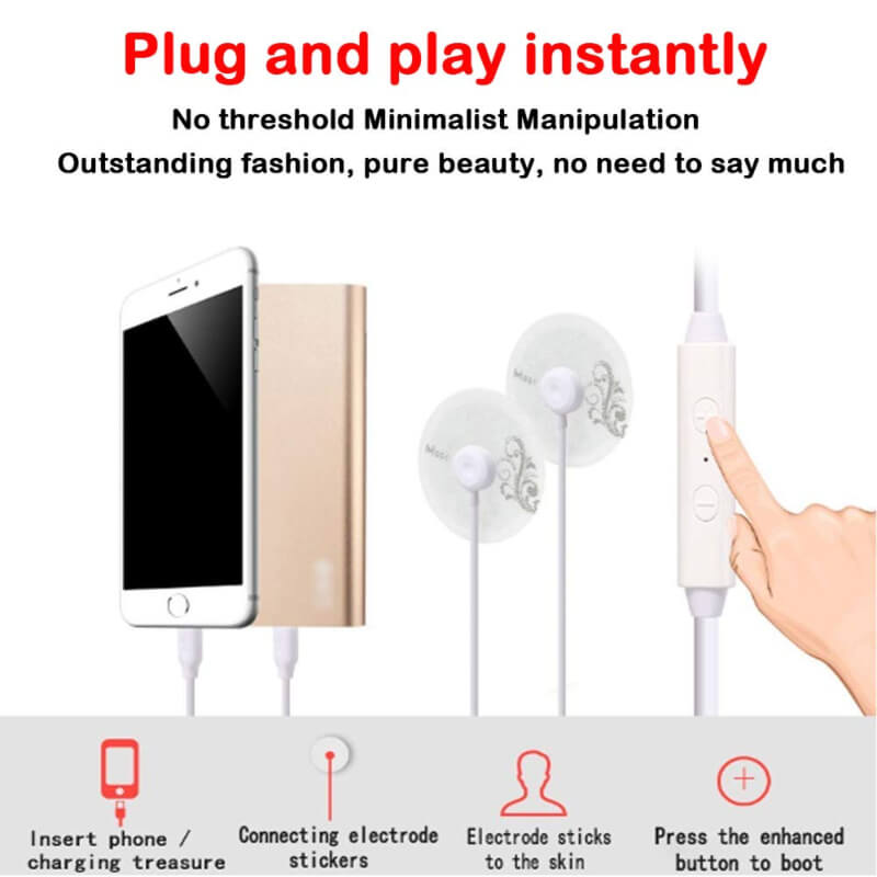 Line controlled physiotherapy massager