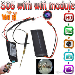 Mini pinhole hidden camera wifi with mic