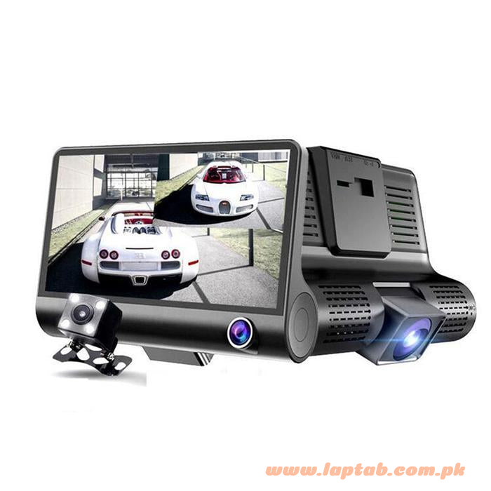 Wdr dashcam 3 camera lens video car dvr full hd 1080p