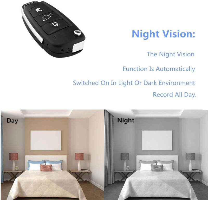 Car keychain camera with night vision s820