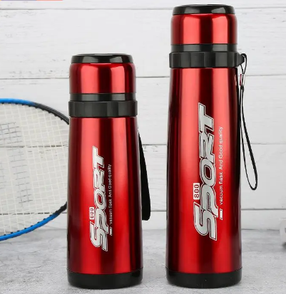 Stainless steel hot & cold sports water bottle 800ml