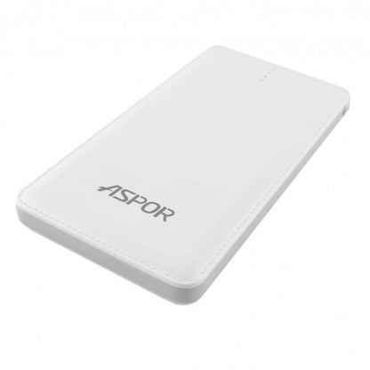 Aspor a382 10500mah smart slim power bank+ micro usb cable