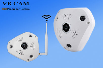 360 degree wireless surveillance camera
