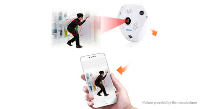 360 degree wireless surveillance camera