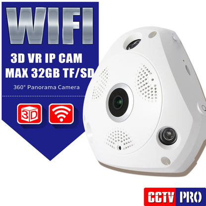 360 degree wireless surveillance camera