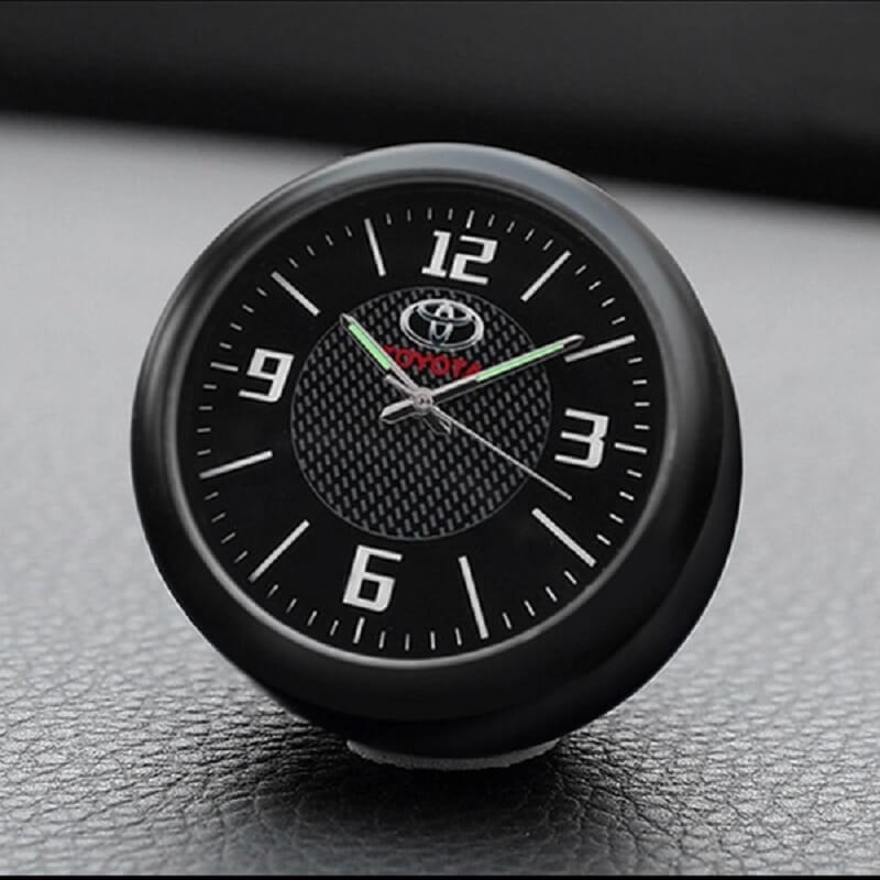 Auto gauge clock with clip car styling