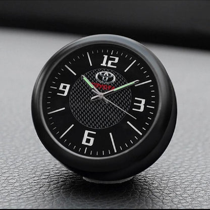 Auto gauge clock with clip car styling