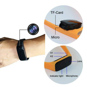 Sports wearable bracelet portable hidden camera