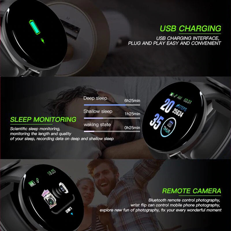 D18 fitness bracelet smart mobile band-health braclet