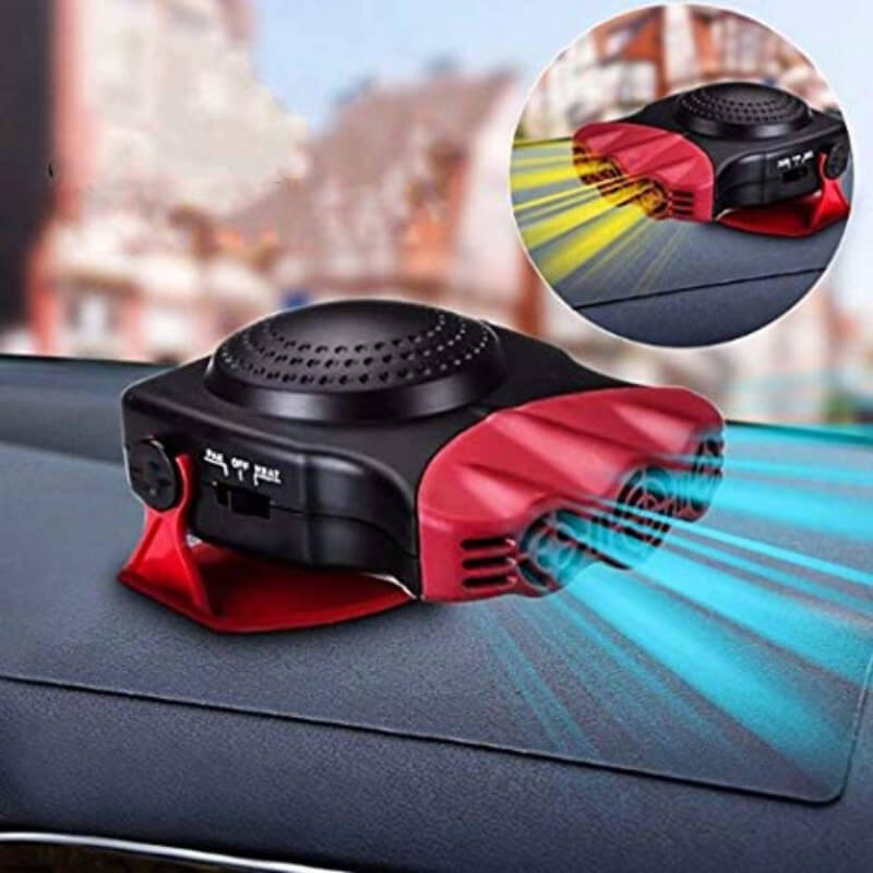 150w portable car heater 2 in 1 defrosts defogger