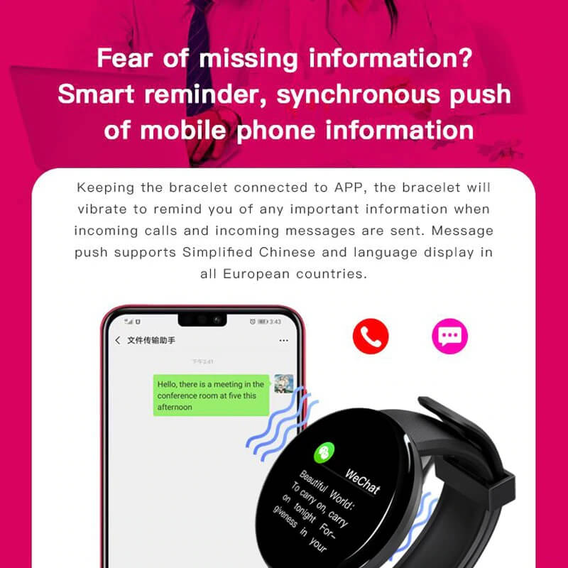 D18 fitness bracelet smart mobile band-health braclet