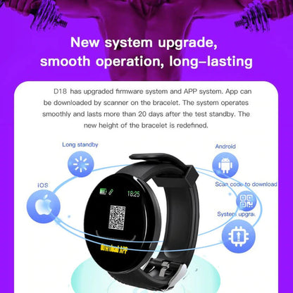 D18 fitness bracelet smart mobile band-health braclet