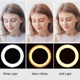 20cm led studio camera ring light photography