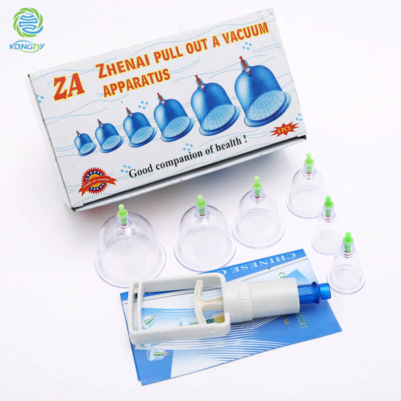 6pcs hijama cups chinese vacuum cupping kit