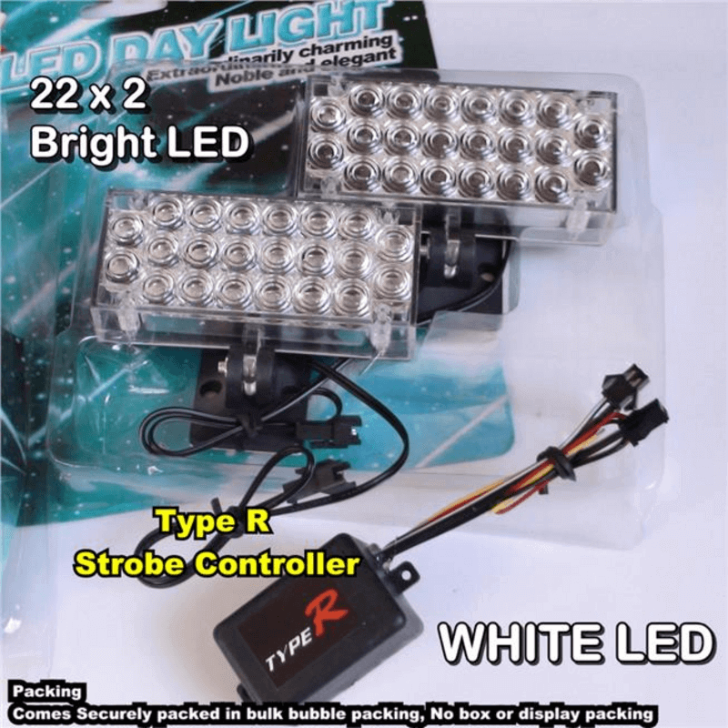 Type-R-LED-Day-Light-Car-Day-Driving-Light-Head-Fog-Lamp