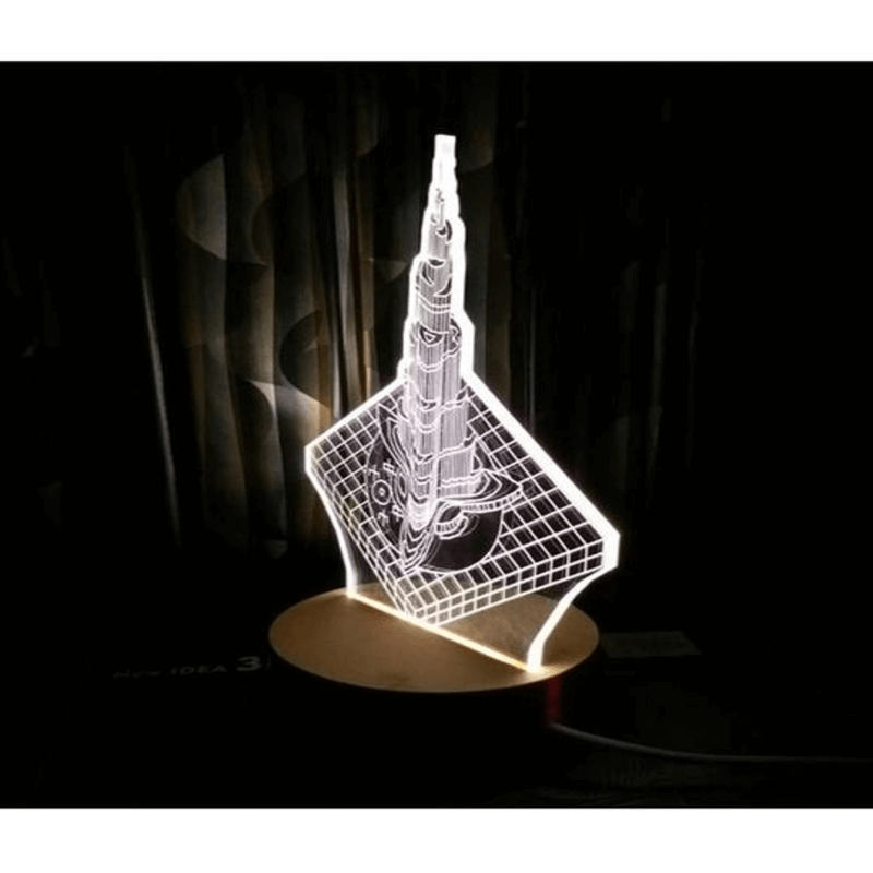 BurjKhalifa-Shape-3D-Acrylic-Lamp-With-Wooden-Base