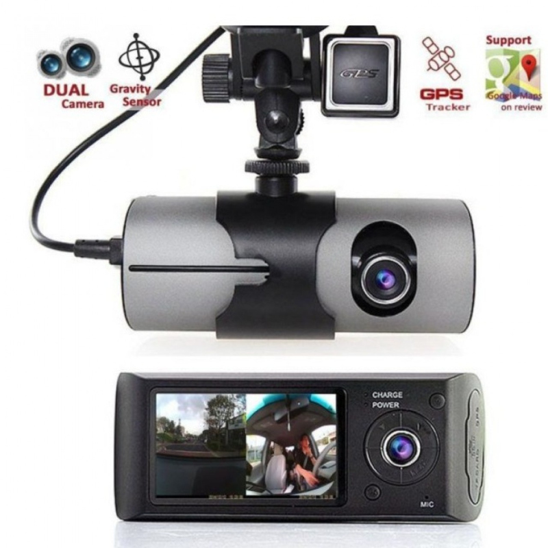 Buy Car Video Recorder Camera- Dash Cam G-Sensor GPS Dual Lens in Pakistan  | Shopland