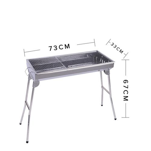 Stainless-Steel-Charcoal-Bbq-Grill-With-Stand