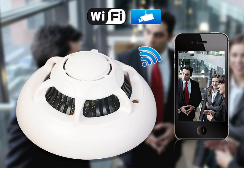 Wireless-WiFi-P2P-Spy-Smoke-Detector-Camera