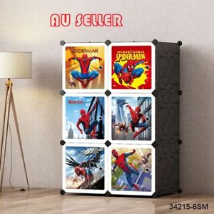 Spider-Man-Wardrobe-Organizer-Rack-For-Kids-6-Cubes