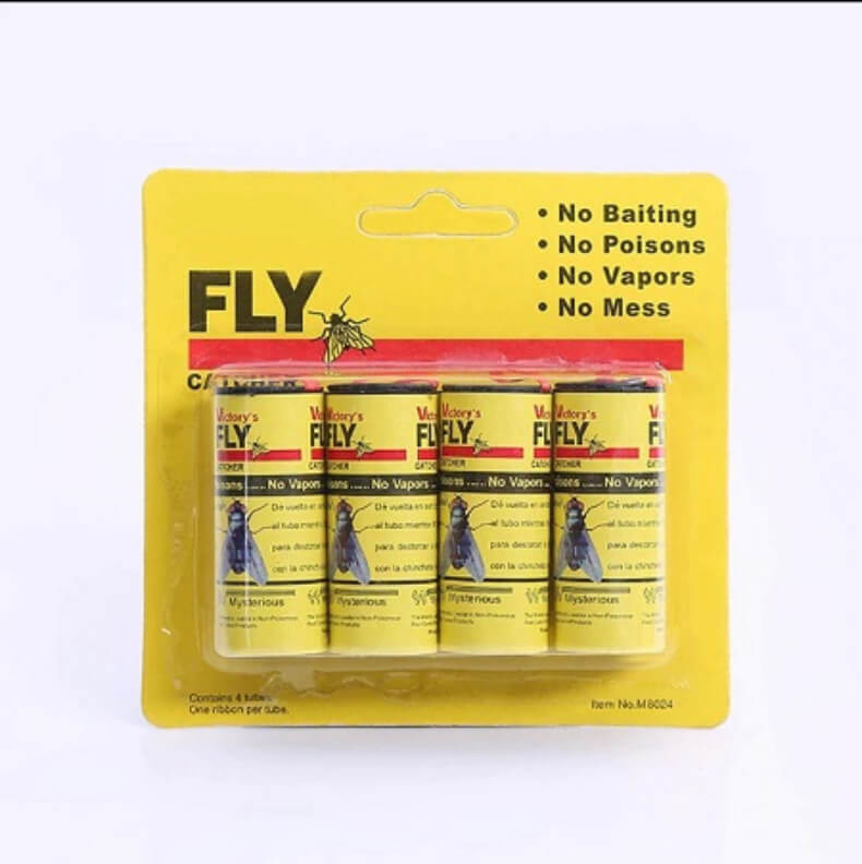 4-Rolls-Sticky-Fly-Paper-Flies-Insect-Bug-Glue-Paper-Catcher