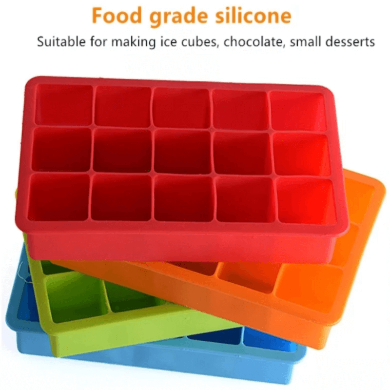 Silicone Ice Cube Trays (Pack of 2)